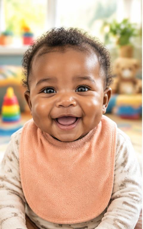 Happy child in Infant Care