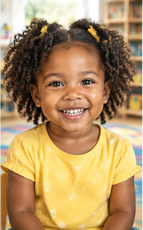 Happy child in Toddler Program